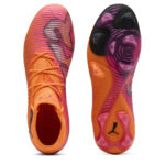 Puma Womens Future 8 Firm Ground Football Boots – Orange/Black – view 3