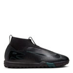 Nike Zoom Mercurial Superfly 10 Junior Turf Football Boots – Black/Green – view 7