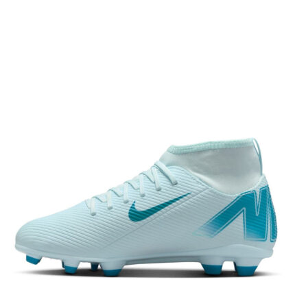 Nike Mercurial Superfly 10 Junior Firm Ground Football Boots – Blue/Baltic – view 2