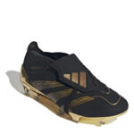 adidas Predator Firm Ground Football Boots – Black/Gold – view 3