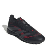 adidas Predator Turf Football Boots – Black/Grey – view 3