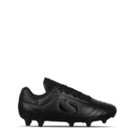 Sondico Strike Junior Firm Ground Football Boots – Black/Black