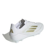 adidas Messi F50 Firm Ground Football Boots – White/Gold/Wht – view 4