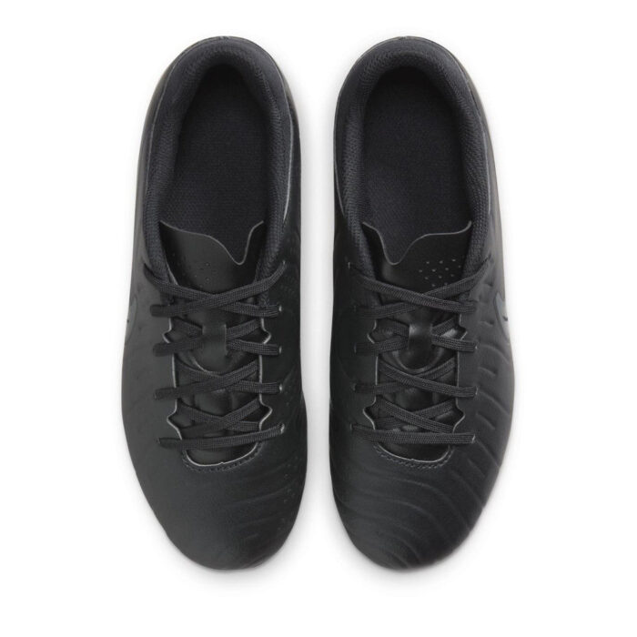Nike Tiempo Legend 10 Junior Firm Ground Football Boots – Black/Green - Image 5