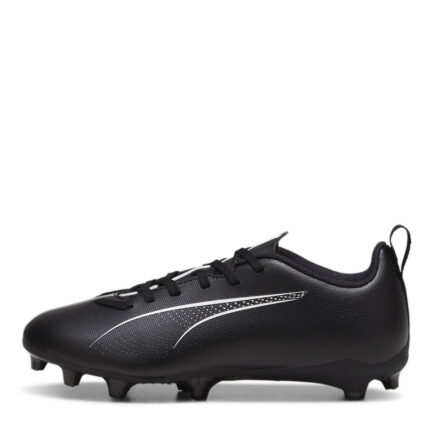 Puma Ultra Junior Firm Ground Football Boots – Black/White – view 2