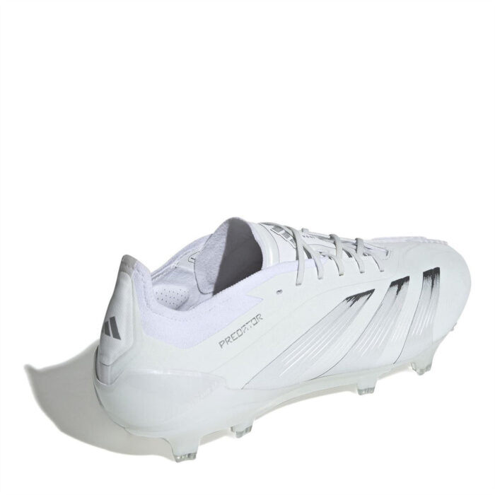 adidas Predator 24 Firm Ground Football Boots – White/Silver – view 4