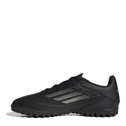 adidas F50 Turf Football Boots – Black/Silver – view 2