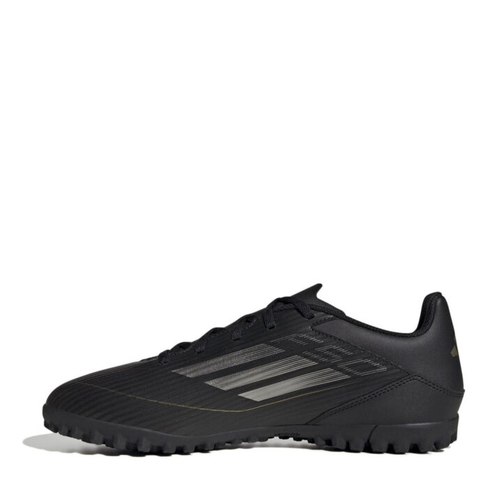 adidas F50 Turf Football Boots – Black/Silver - Image 2