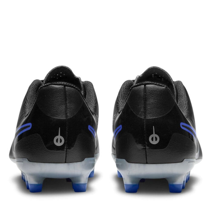 Nike Tiempo Legend 10 Junior Firm Ground Football Boots – Black/Chrome – view 5