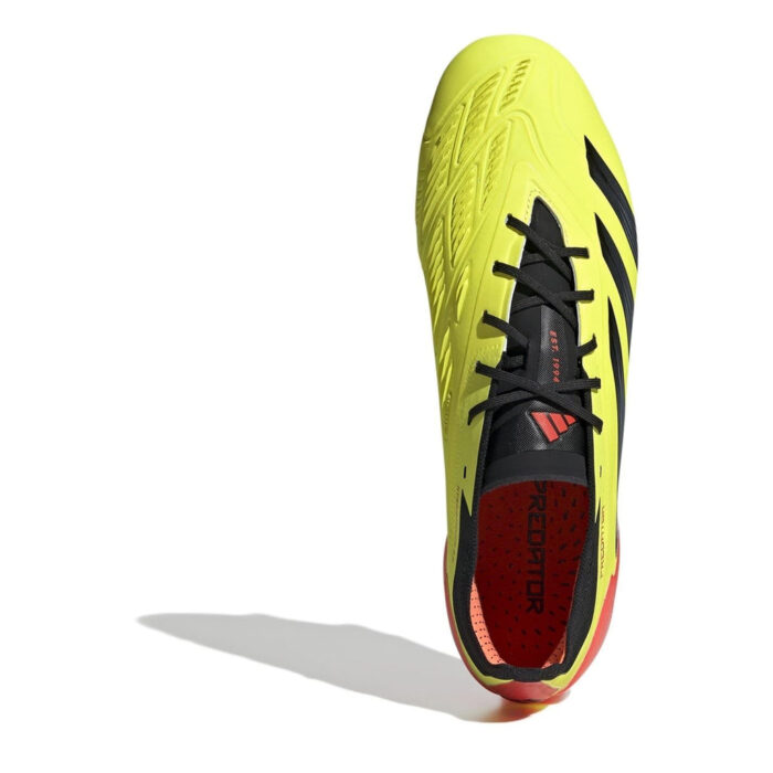 adidas Predator 24 Soft Ground Football Boots – Yellow/Blk/Red – view 5