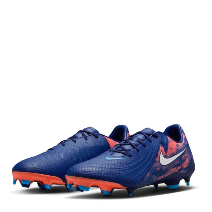 Nike Phantom Gx Ii Firm Ground Football Boots – Blue/Chrome – view 4