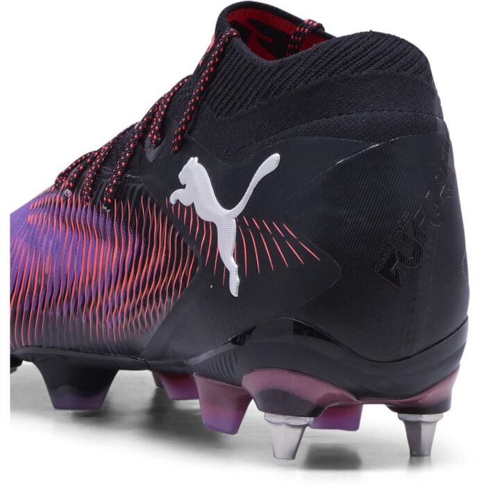 Puma Future 8 Soft Ground Football Boots – Black/Purple – view 5