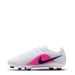 Nike Junior Firm Ground Football Boots – Blue/Wht/Pink – view 2