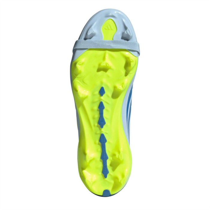 adidas Predator Junior Firm Ground Football Boots – Blue/Yellow – view 6