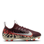 Nike Zoom Mercurial Vapor 16 Junior Firm Ground Football Boots – Burgundy/Print