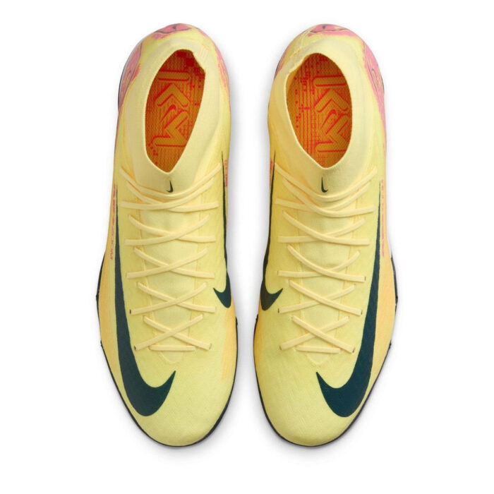 Nike Mercurial Superfly 10 Turf Football Boots – Orange/Navy – view 5