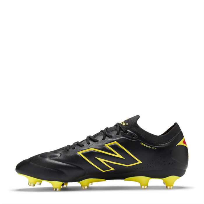 New Balance Firm Ground Football Boots – Black/Yellow – view 3