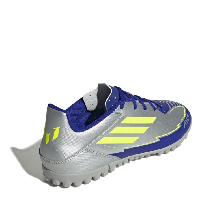 adidas F50 Turf Football Boots – Silver/Blue – view 4