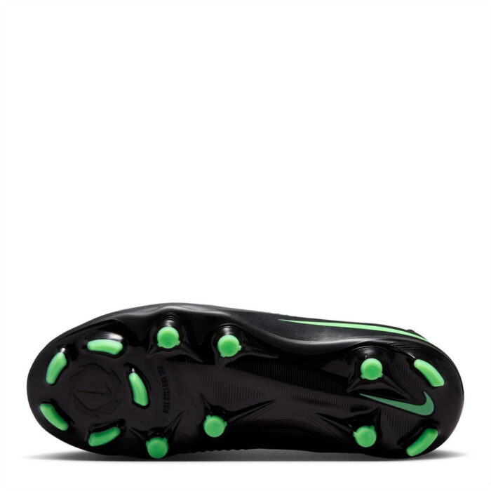 Nike Phantom 6 Junior Firm Ground Football Boots – Black/Green – view 3