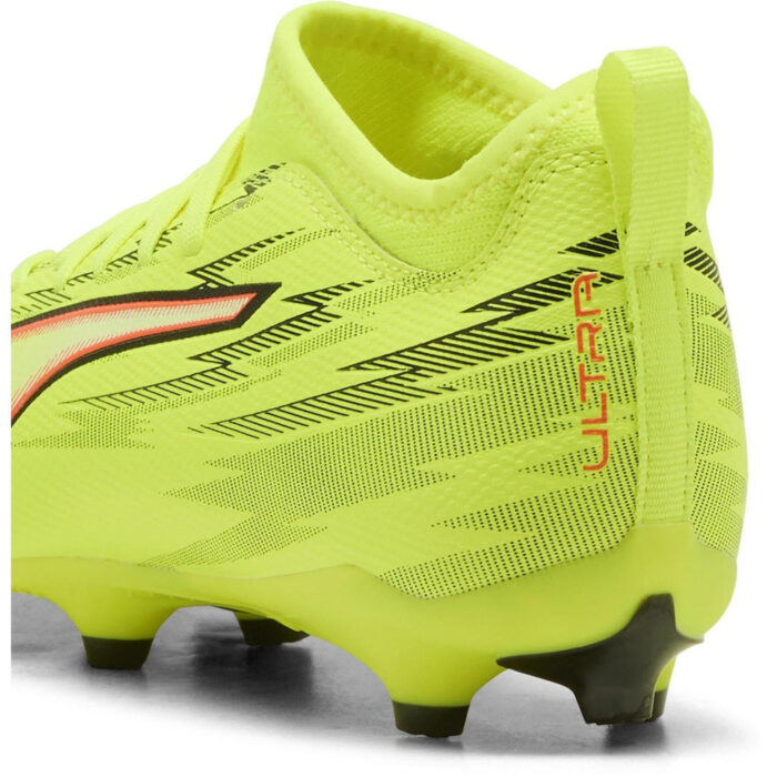 Puma Ultra 5 Junior Firm Ground Football Boots – Yellow/Black – view 5