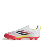adidas F50 Junior Firm Ground Football Boots – White/Red - Image 8