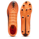 Puma Ultra 6 Firm Ground Football Boots – Orange/Black – view 3