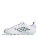 adidas Copa Pure 3 Junior Firm Ground Football Boots – White/Silver – view 2