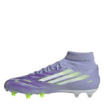 adidas Womens F50 Sparkfusion Firm Ground Football Boots – Purple/Lemon – view 2