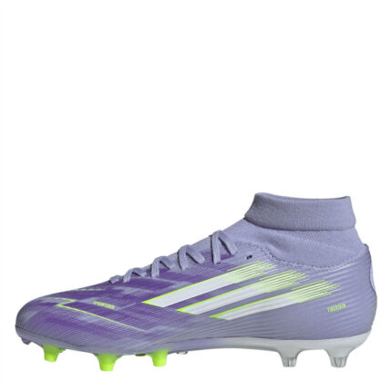 adidas Womens F50 Sparkfusion Firm Ground Football Boots – Purple/Lemon – view 2