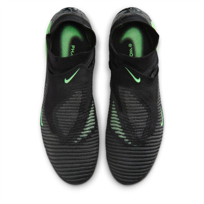 Nike Phantom 6 High Turf Football Boots – Black/Green – view 6