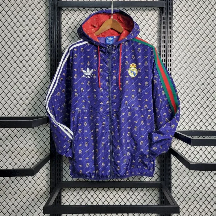 Mens Real Madrid GUCCI x JOINT 2023 Player Windbreaker - Image 2