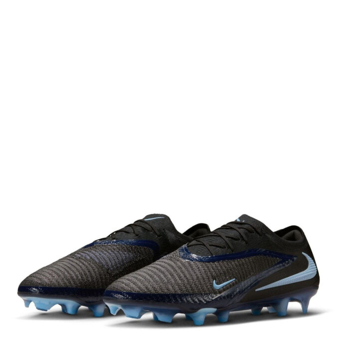 Nike Phantom 6 Low Firm Ground Football Boots – Black/Black – view 4