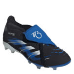 adidas Predator Junior Firm Ground Football Boots – Black/Blue – view 3