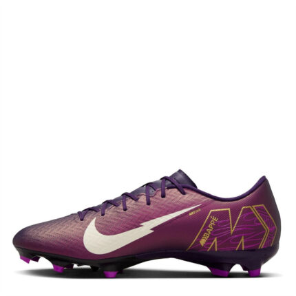 Nike Zoom Mercurial Vapor 16 Firm Ground Football Boots – Purple/Ivory – view 2