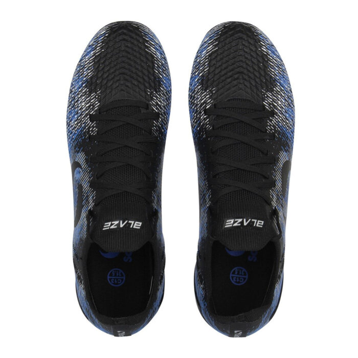 Sondico Blaze Junior Firm Ground Football Boots – Black/Blue – view 6