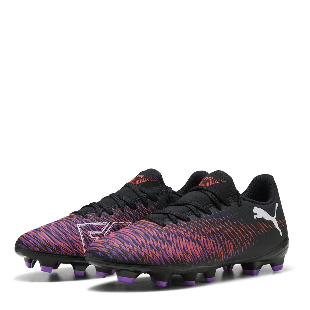 Puma Womens Future 8 Firm Ground Football Boots – Black/White/Red