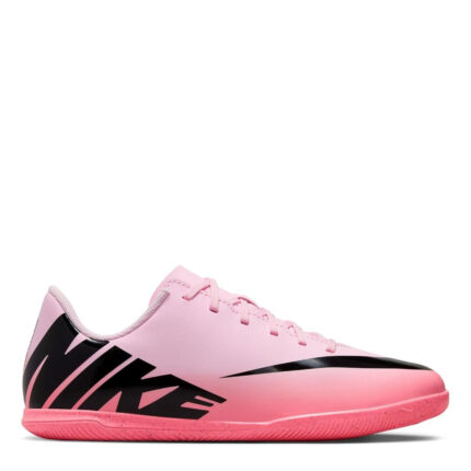 Nike Mercurial Vapor Junior Indoor Football Boots – Black/Chrome