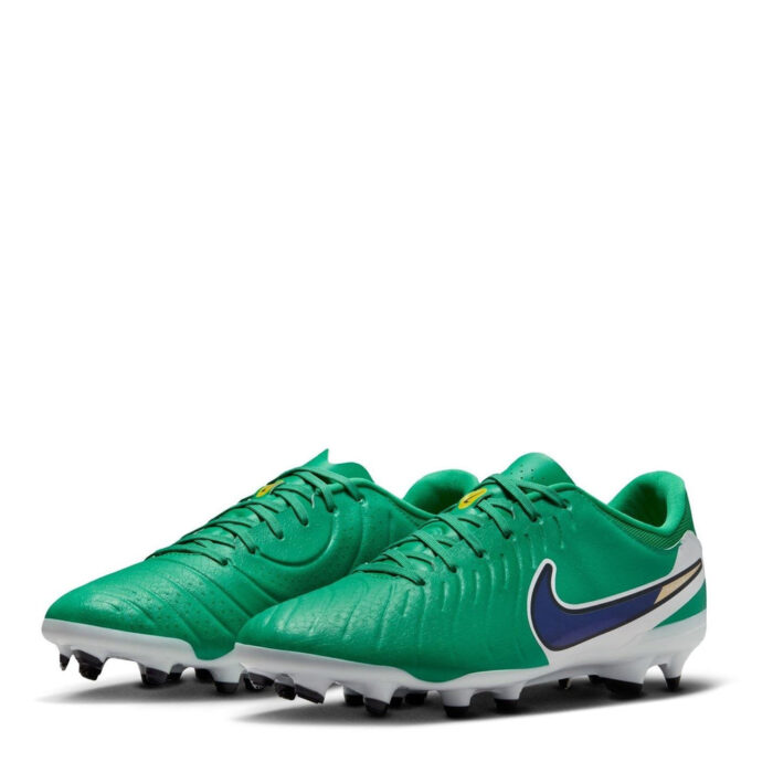 Nike Tiempo Legend 10 Firm Ground Football Boots – Green/Black – view 4