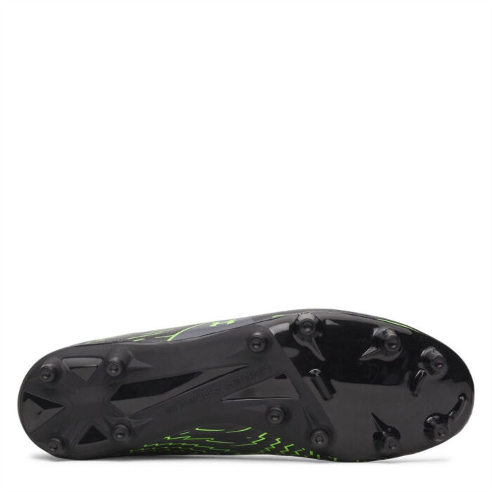 Under Armour Under Armour Shadow .4 Firm Ground Football Boots – Black/Green – view 3