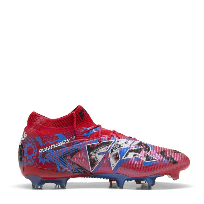 Puma Future 8 Firm Ground Football Boots – Red/Blue - Image 4
