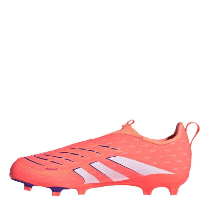 adidas Predator 3 Junior Firm Ground Football Boots – Orange/White – view 2