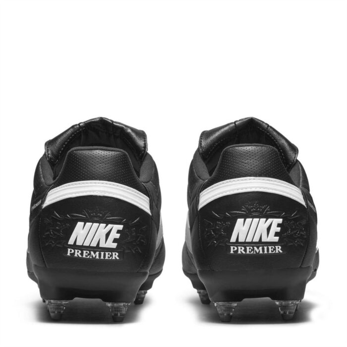 Nike Premier 3 Anti Clog Soft Ground Football Boots – Black/White – view 5