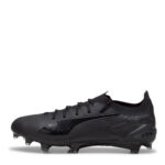 Puma Ultra 5 Firm Ground Football Boots – Black/Silv/Grey - Image 2
