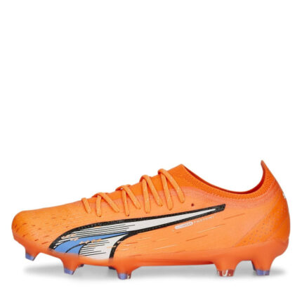 Puma Womens Ultra.1 Firm Ground Football Boots – Orange/Blue – view 2
