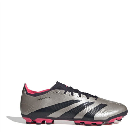 adidas Predator Artificial Ground Football Boots – Silver/Black