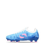 Sondico Blaze Junior Firm Ground Football Boots – Blue/Pink/White – view 2