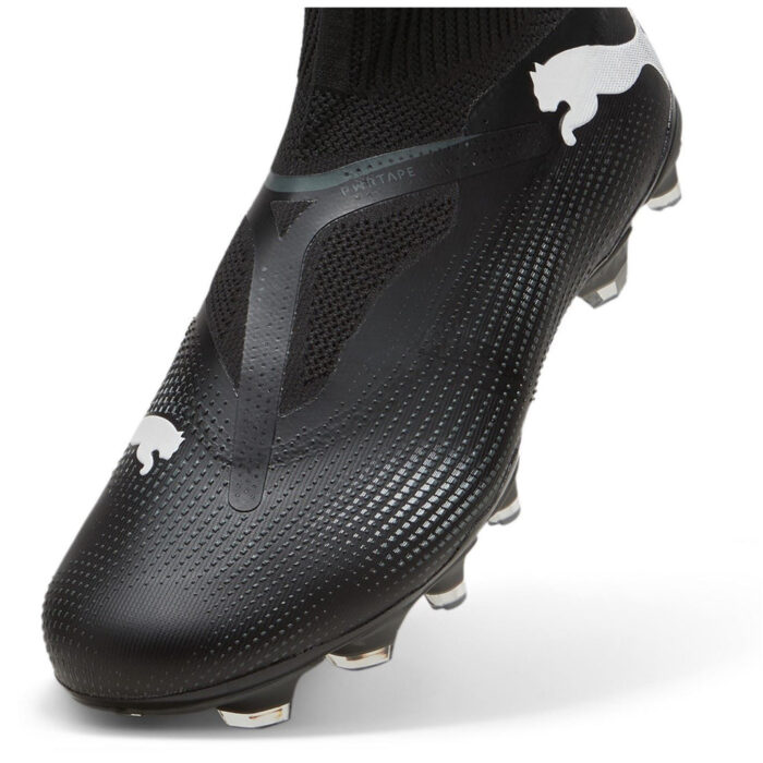 Puma Future 7 Firm Ground Football Boots – Black/White – view 6
