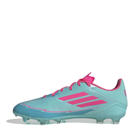 adidas Messi F50 Firm Ground Football Boots – Blue/Pink – view 2