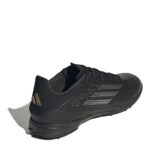 adidas F50 Turf Football Boots – Black/Silver – view 4