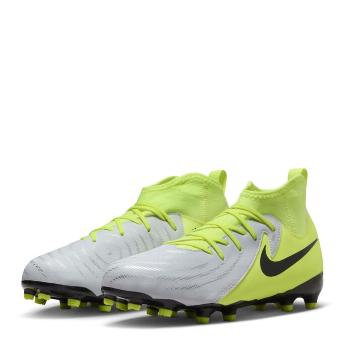 Nike Phantom Luna Ii Junior Firm Ground Football Boots – Silver/Volt – view 4